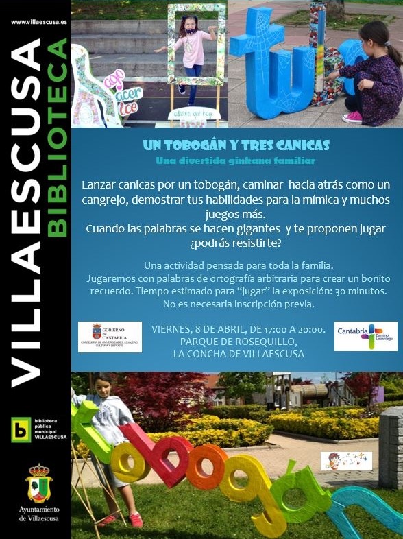 Un tobogan y tres canicas Villaescusa
