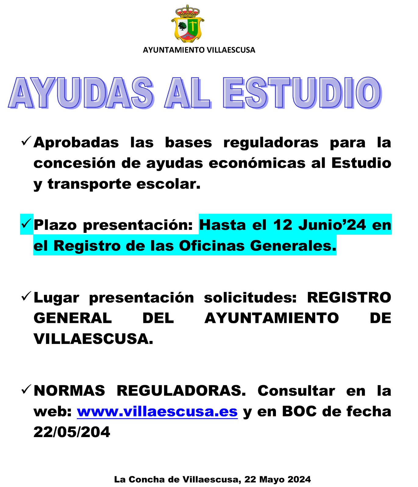 AYUDAS AL ESTUDIO
