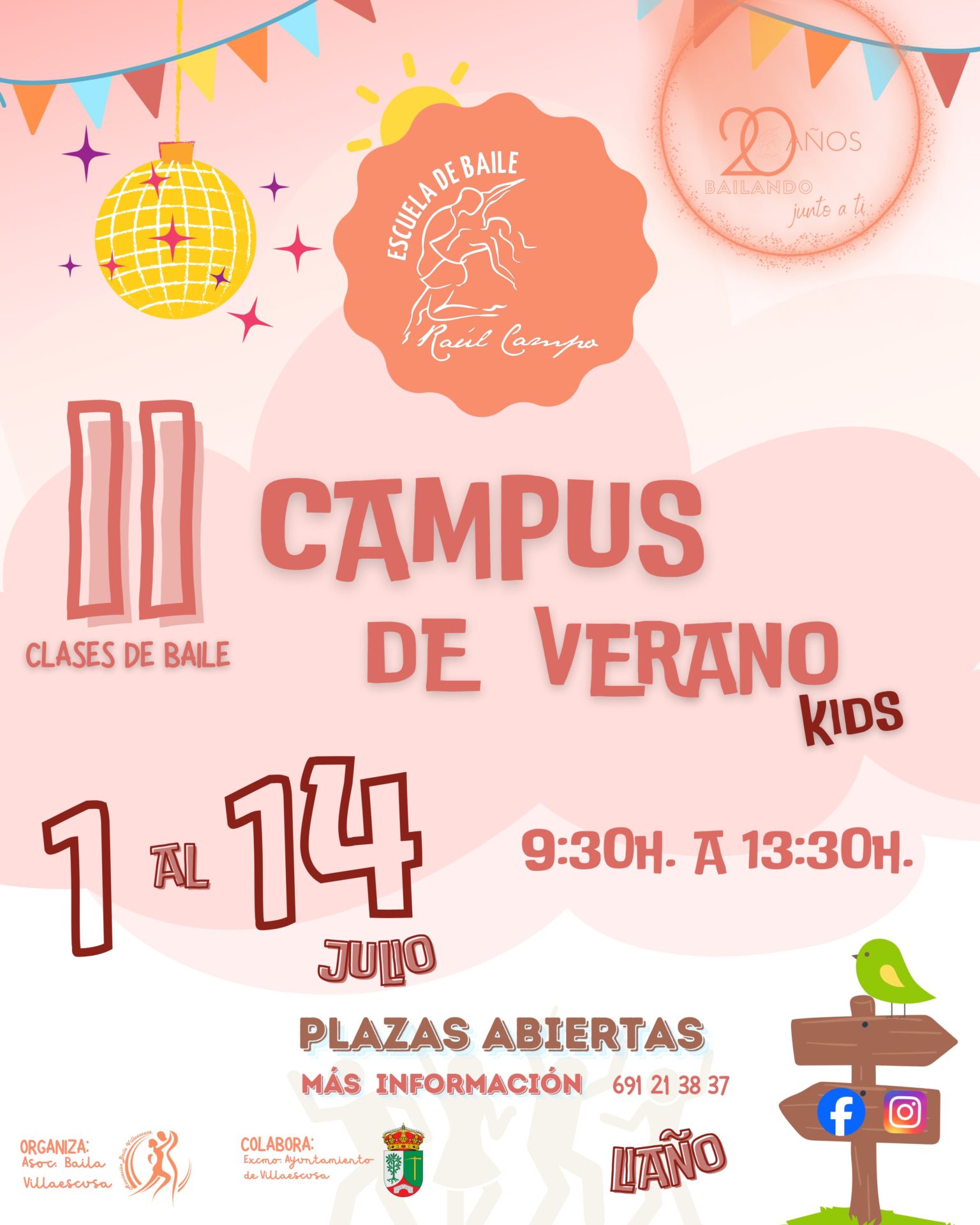CARTEL ESCUELA RAUL CAMPOS