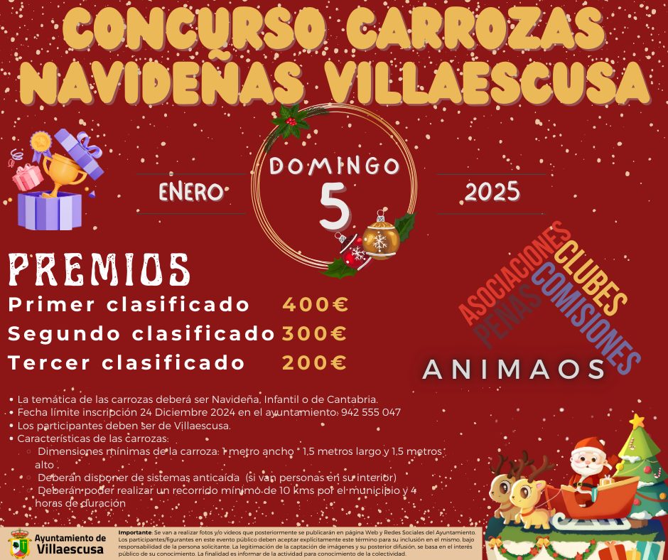 Cartel Concurso de carrozas bueno