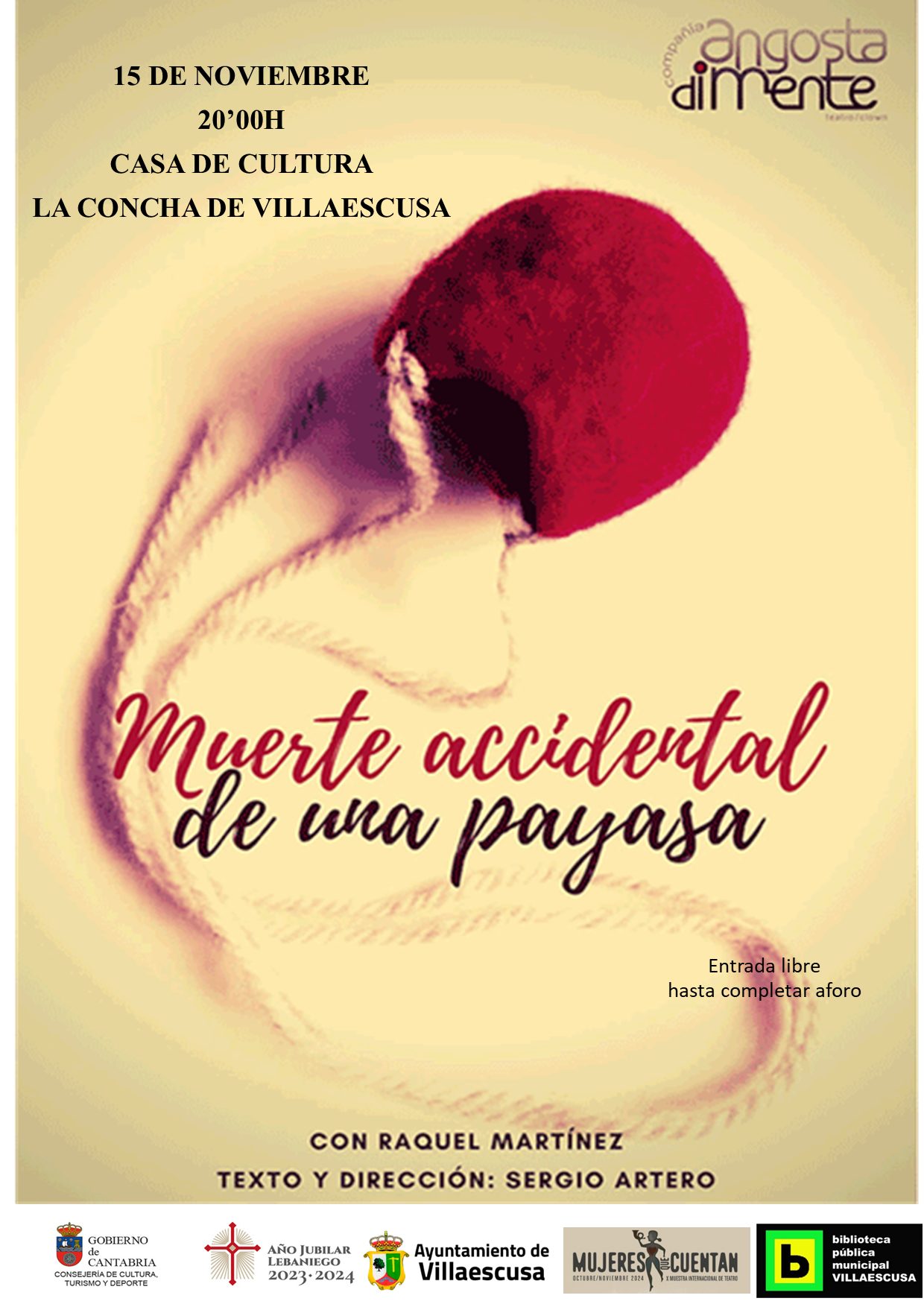 muerte una payasa