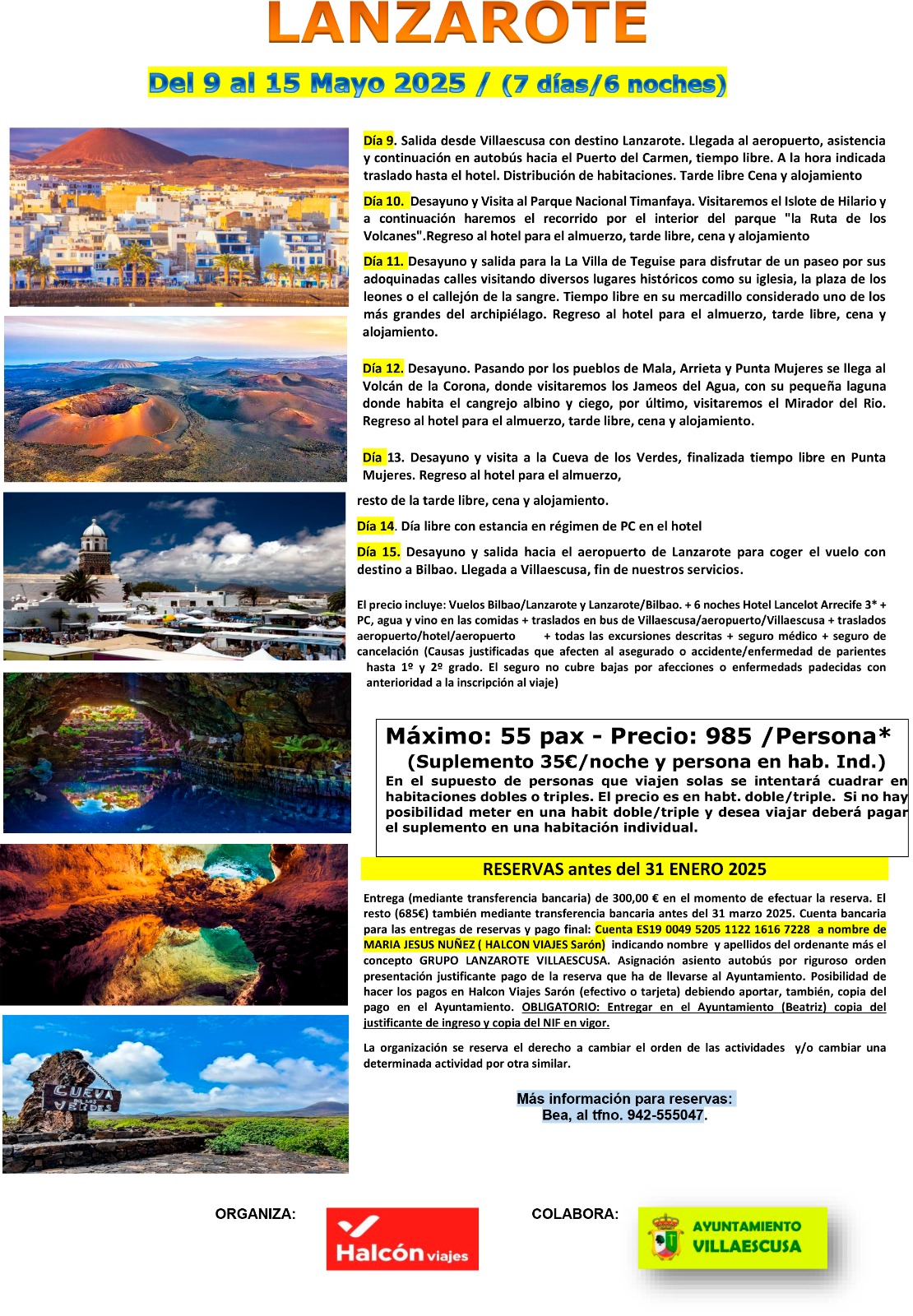 CARTEL LANZAROTE
