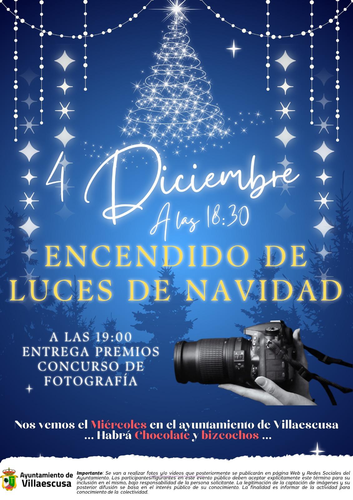 cartel encendido luces